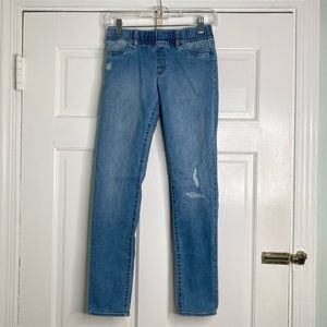 Gap Stretch Jegging Jeans Pull On Medium Wash Elastic Waist Size 14